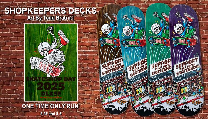 Skate Shop Day Shopkeepers Deck 2025 8.5"