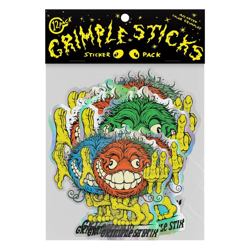 Antihero Grimple Sticks Sticker Pack - 12