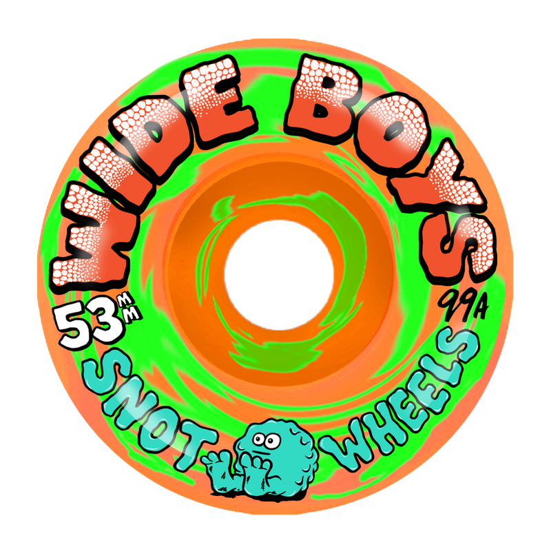 Snot Wide Boys 53mm 99A Swirl Orange / Green