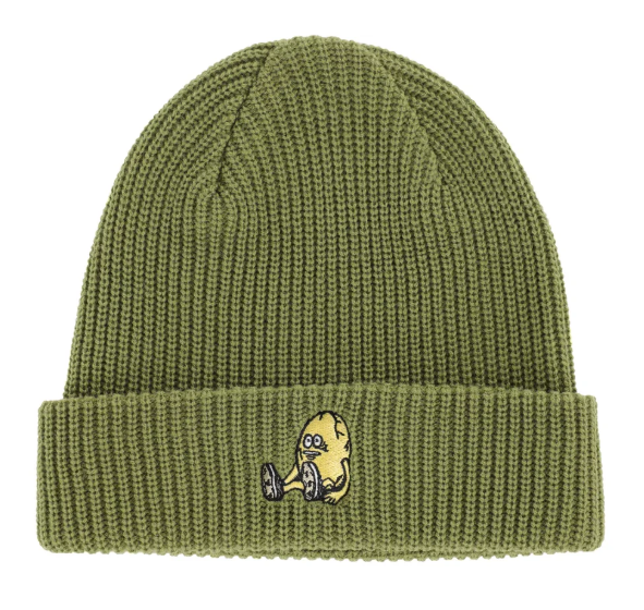 Heroin Egg Beanie Olive Green