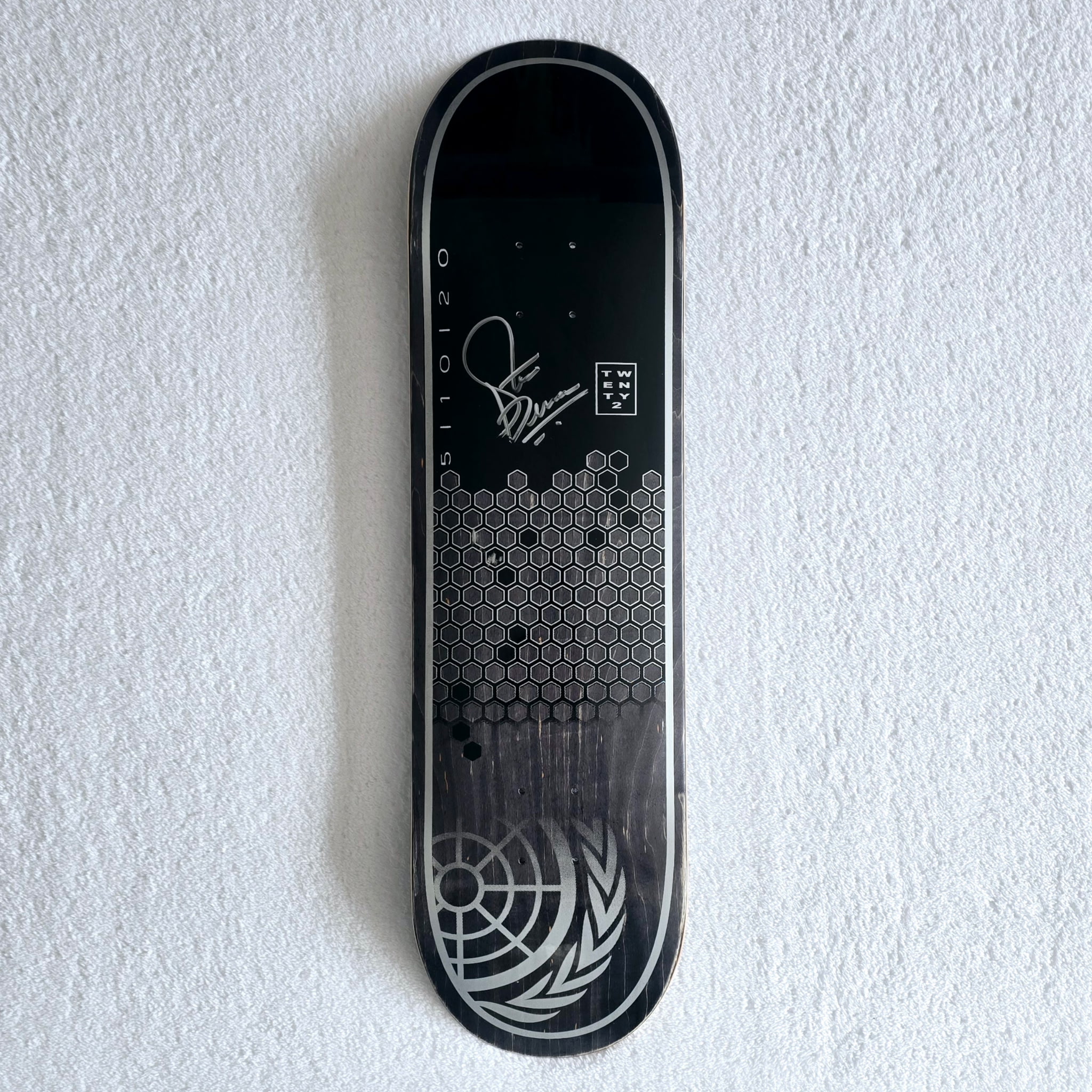 The Berrics Signed Steve Berra Birthday evOLVE Wet Deck 8.5