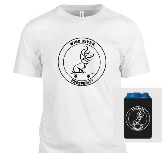 Wind River Prosperity T-Shirt and Koozie Combo pack