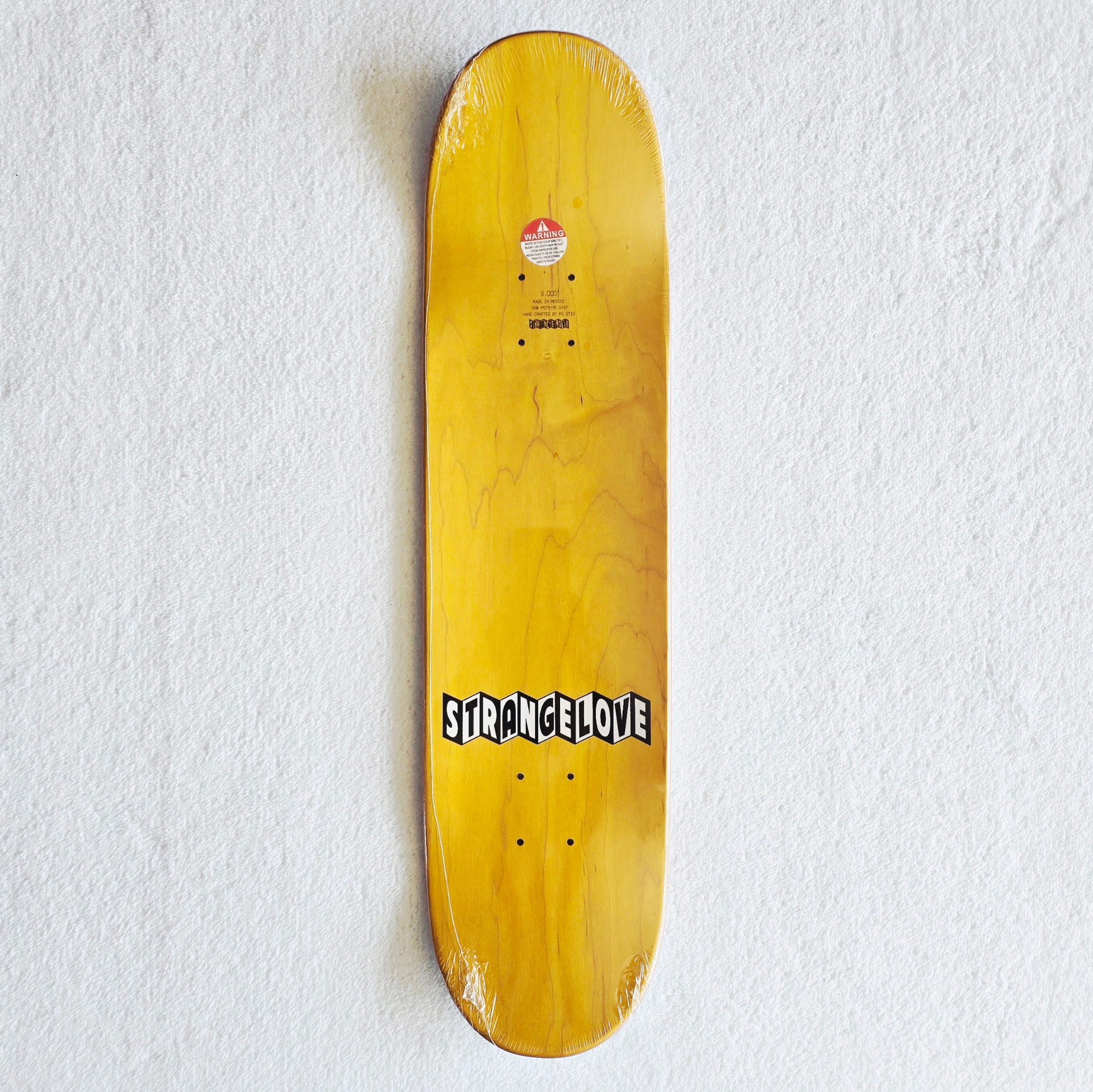 Strangelove Skateboards Flocked Panda Deck 8