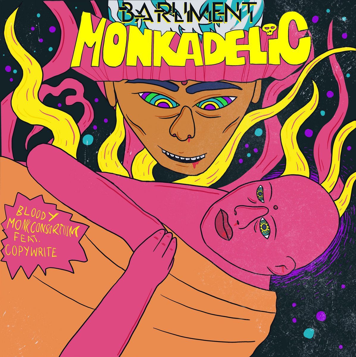 Bloody Monk Consortium - Barliment Monkadelic 7"