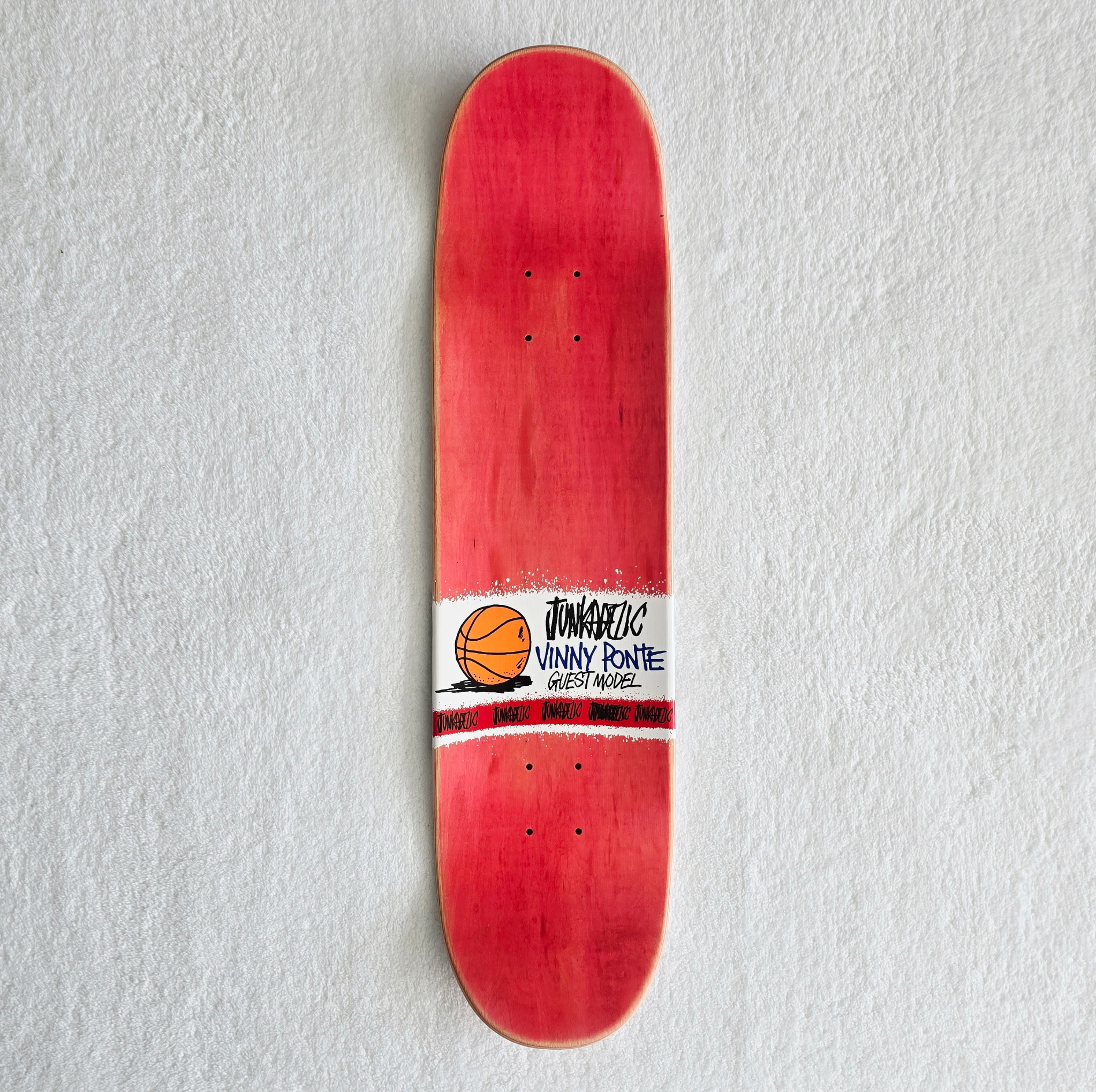 FOS Graphics Vinny Ponte Junkadelic Skateboards Guest Deck with original art