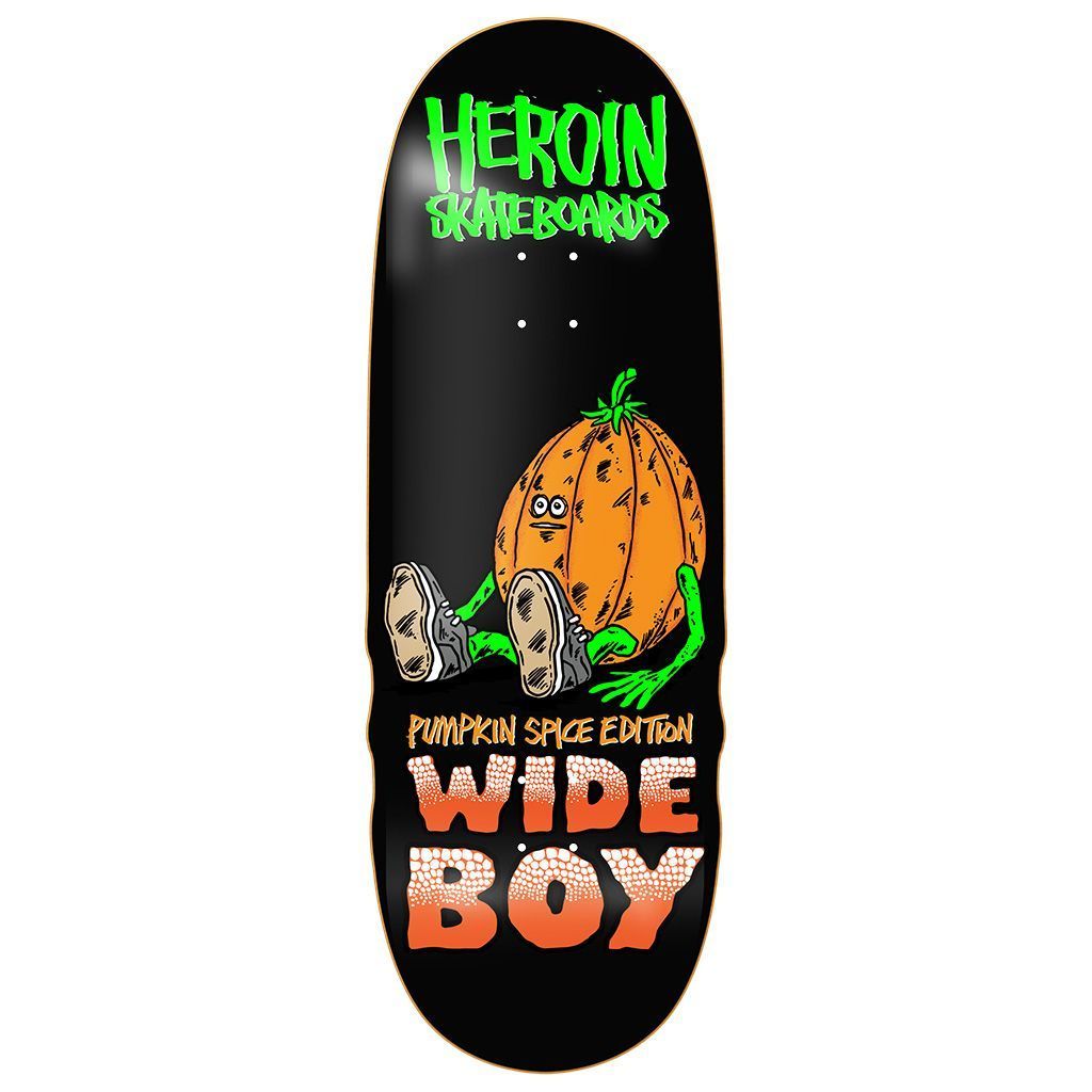Heroin Pumpkin Spice Wide Boy Deck 10.75"