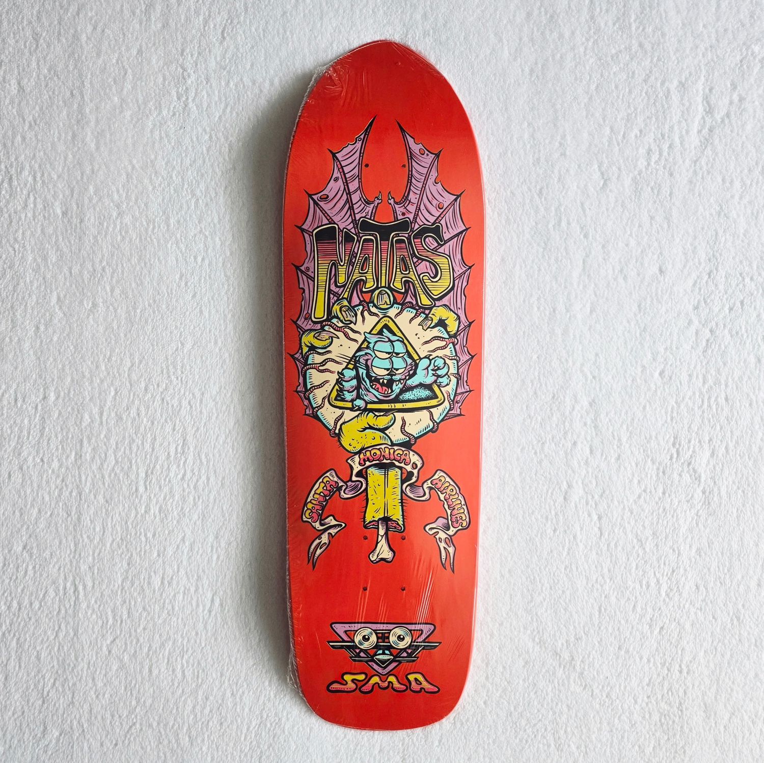 Santa Monica Airlines Natas Burrito Breath SMA Skateboard Deck 9 Santa Monica Airlines Natas Burrito Breath SMA Skateboard Deck 9"