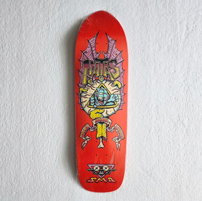 Santa Monica Airlines Natas Burrito Breath SMA Skateboard Deck 9 Santa Monica Airlines Natas Burrito Breath SMA Skateboard Deck 9"