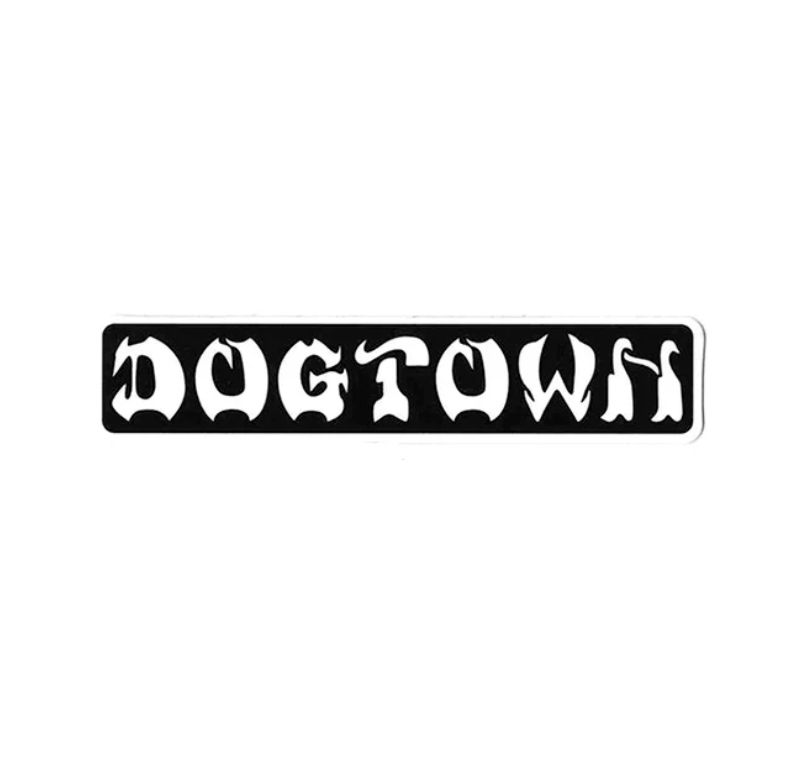 Dogtown Bar Logo Sticker Black 4"