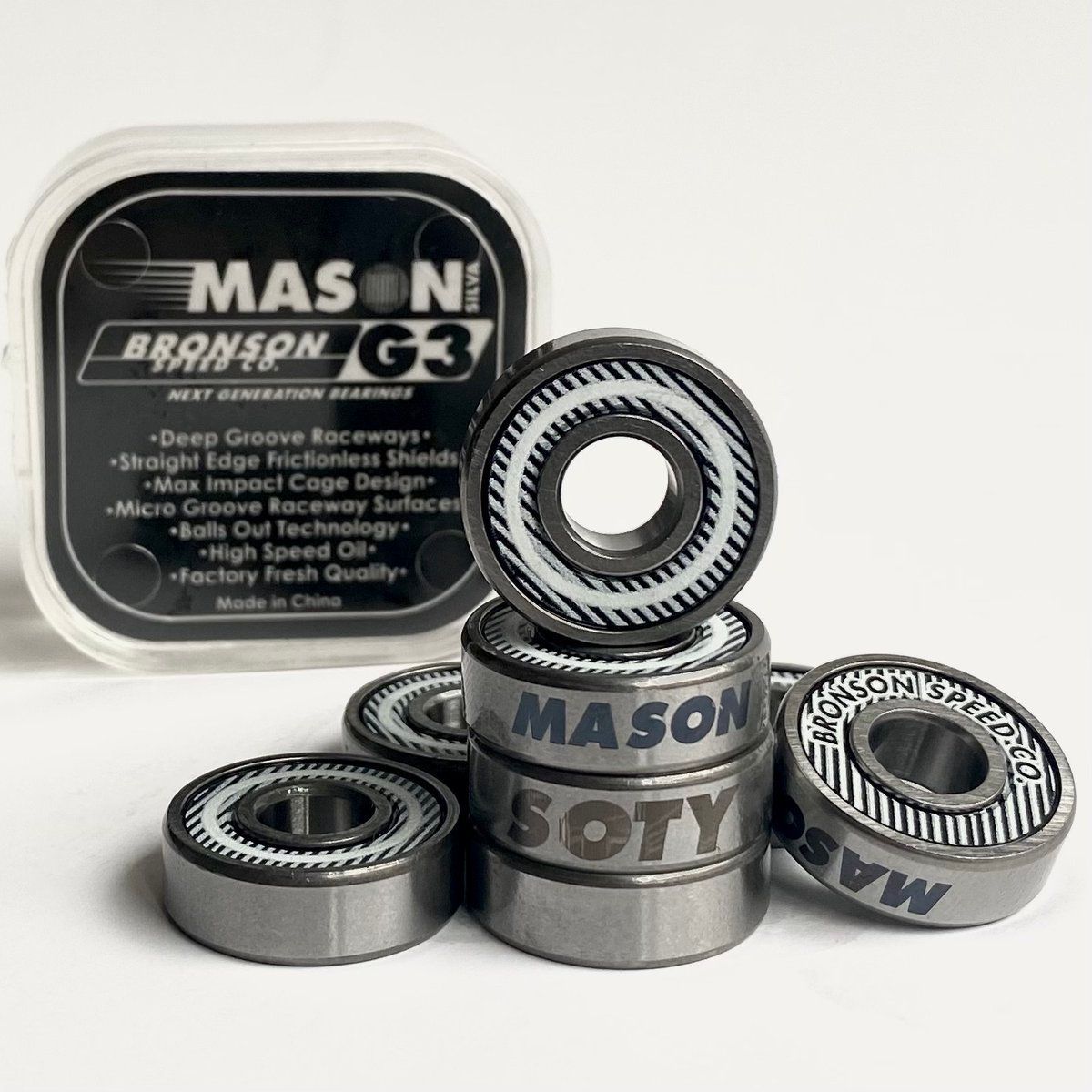 Bronson Mason SIlva G3 Skateboard Bearings