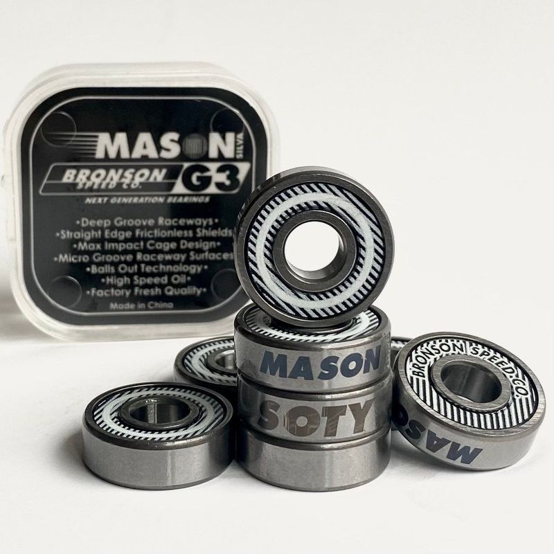 Bronson Mason SIlva G3 Skateboard Bearings