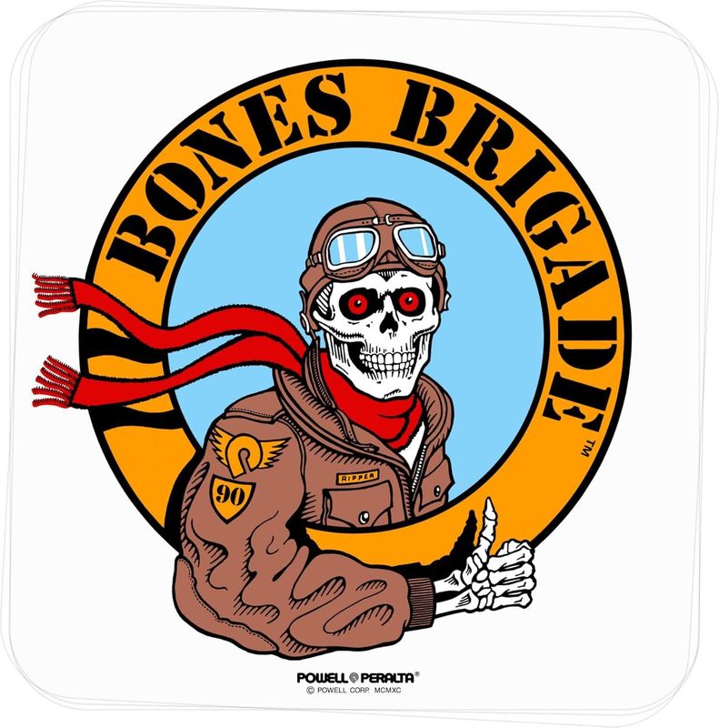 Powell Peralta Bones Brigade Pilot Sticker 4.5"