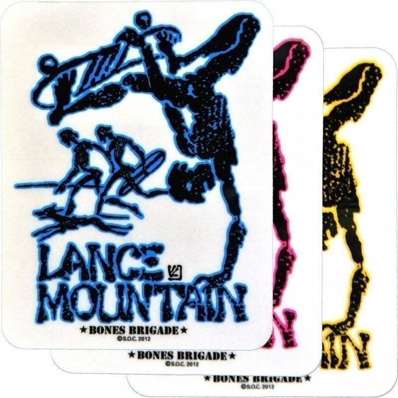 Powell Peralta Bones Brigade Lance Mountain Sticker 4.5