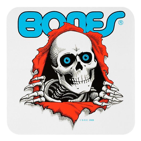 Powell Peralta Bones Ripper Sticker 5"