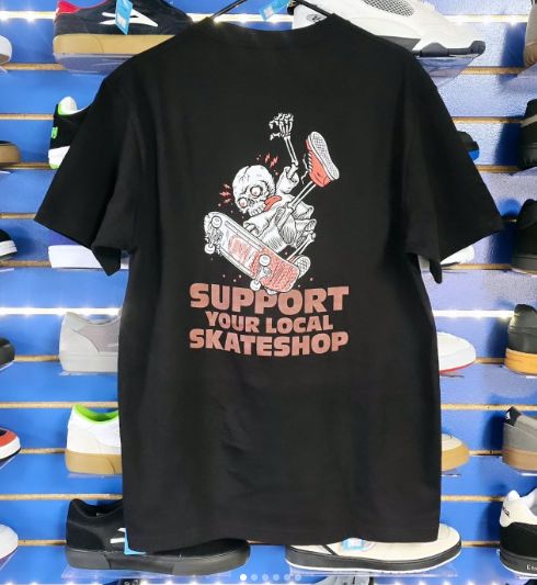 Last Stand Skate Shop Day 2025 Skeleton  T-Shirt
