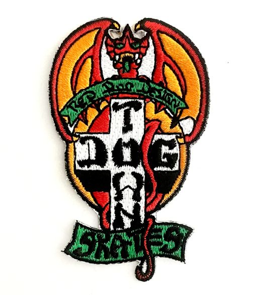 Dogtown Skateboards OG Jim Muir Red Dog Patch 2.75"