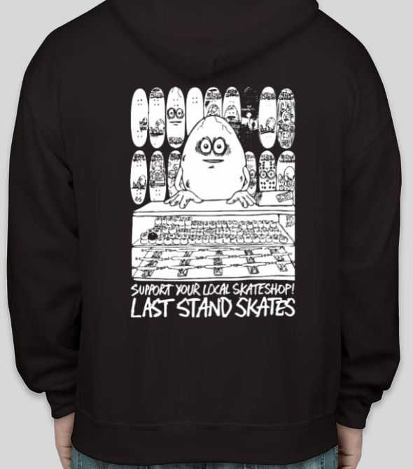 SYLS Last Stand Skates Egghead Full Zip Hoodie