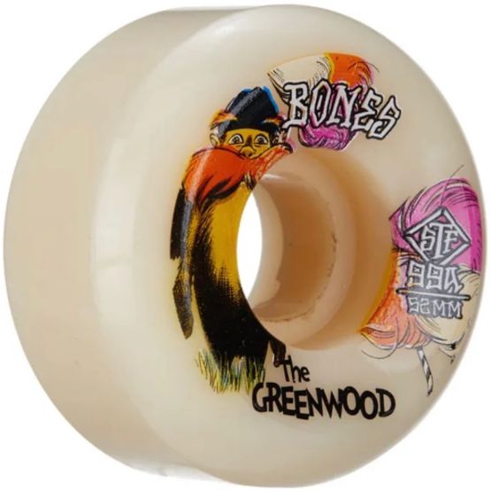 Bones Wheels The Greenwood STF Sidecut V5 52mm 99a