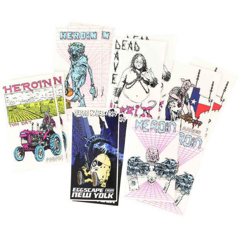 Heroin Stickers Fall 2022