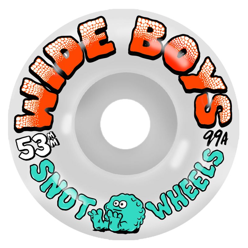 Snot Wide Boys 53mm 99A White - glow in the dark