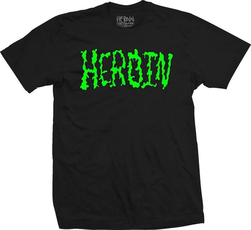 Heroin Dead Toons Black T-Shirt Heroin Dead Toons Black T-Shirt