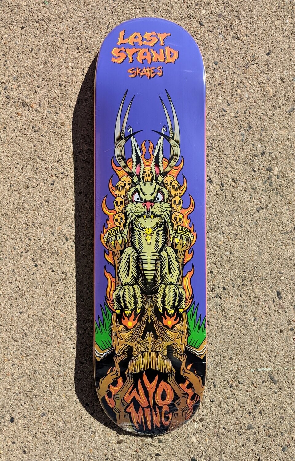 Last Stand Skates Evil Jackalope Shop Deck
