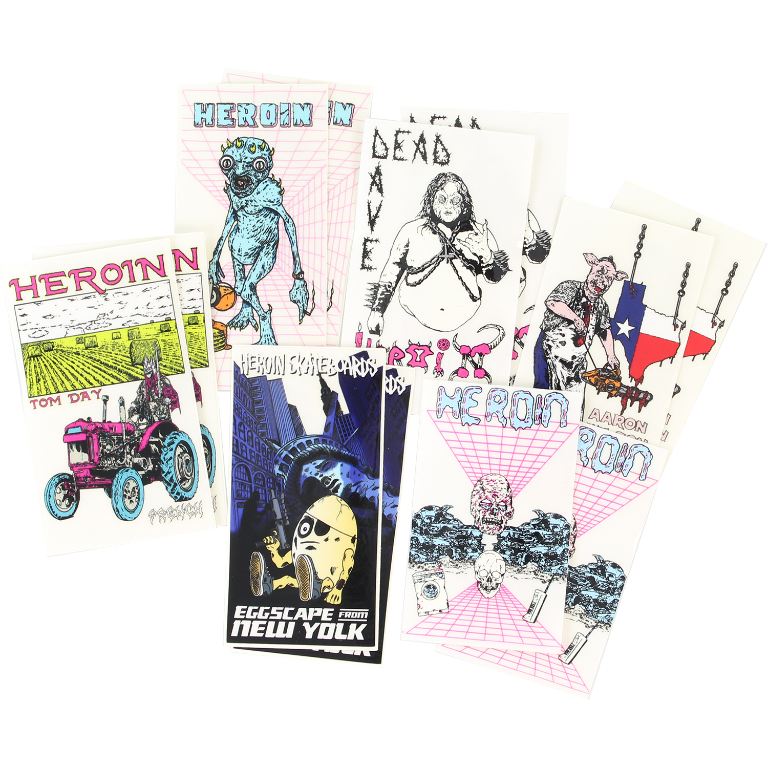 Heroin Stickers Fall 2022