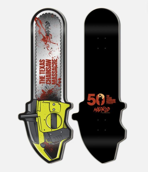 Madrid Texas Chainsaw Massacre Limited Edition Chainsaw Shape Deck