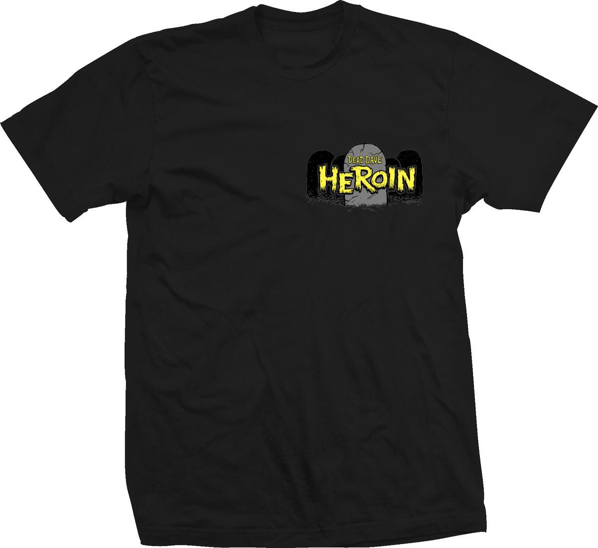 Heroin Zombie Black Tee