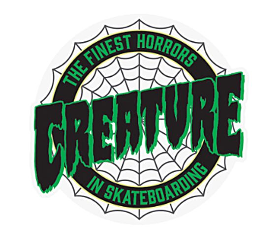 Creature Finest Horrors Web Sticker 3"