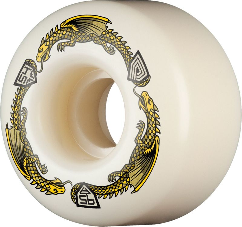 Powell Peralta Dragons 95A - V4 Symmetrical Shape - Medium Ride Patch - 54mm x 34mm 95A