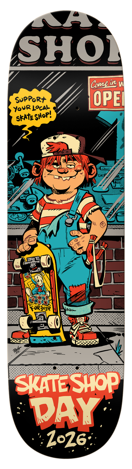 Skateshop Day 2026 Shopkeepers Deck 8.5"