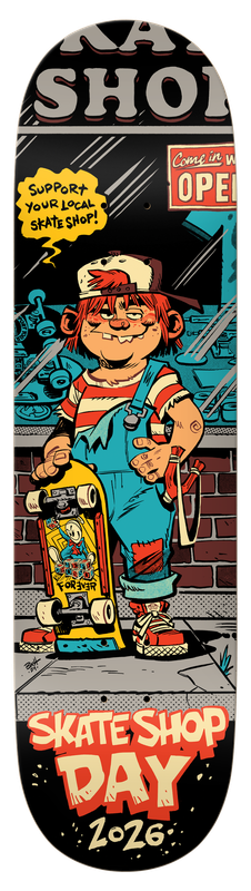 Skateshop Day 2026 Shopkeepers Deck 8.5 Skateshop Day 2026 Shopkeepers Deck 8.5"