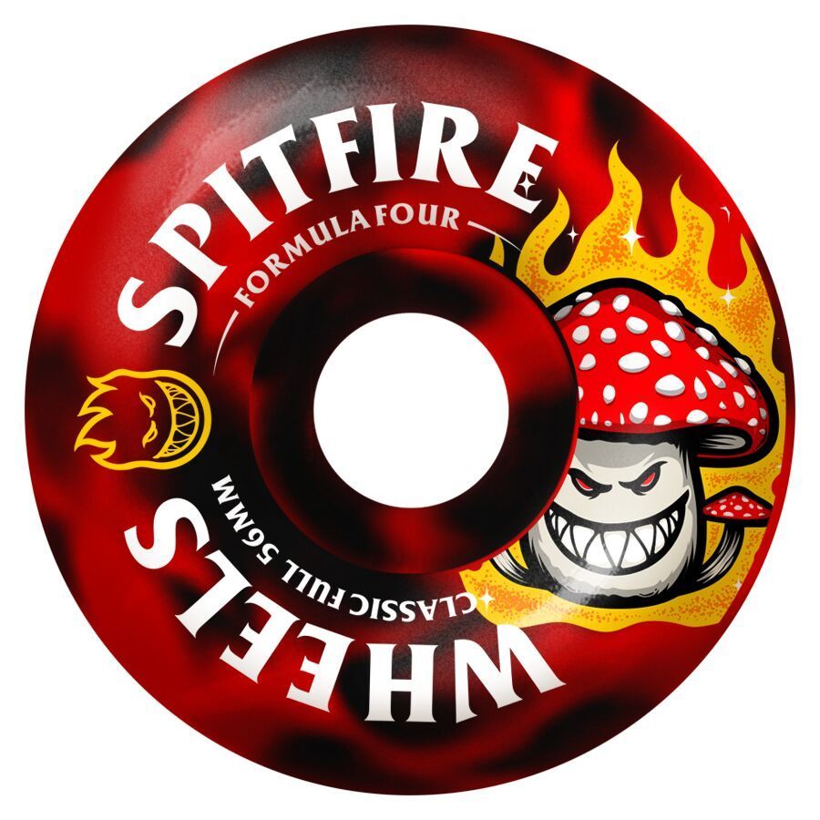Spitfire Formula Four Shroom Bighead Swirl Classic Full 56MM 99D