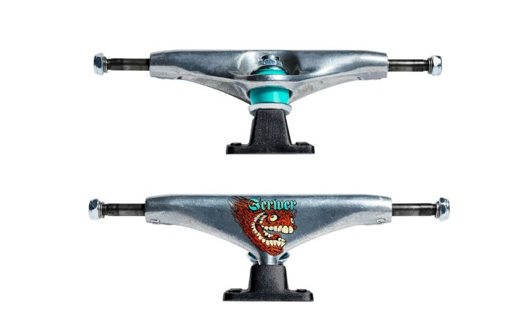 Thunder Pro T-II Frank Gerwer Screaming Grimple Polished/Black Trucks 148