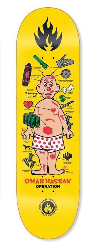 Black Label Omar Hassan "OPERATION" Deck 8.38"