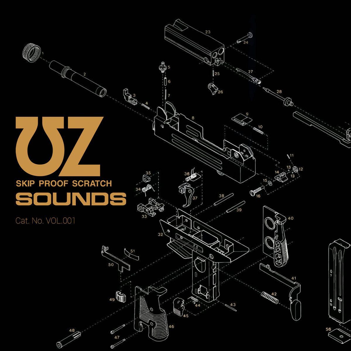 UZ Skip Proof Scratch Sounds 7" Import