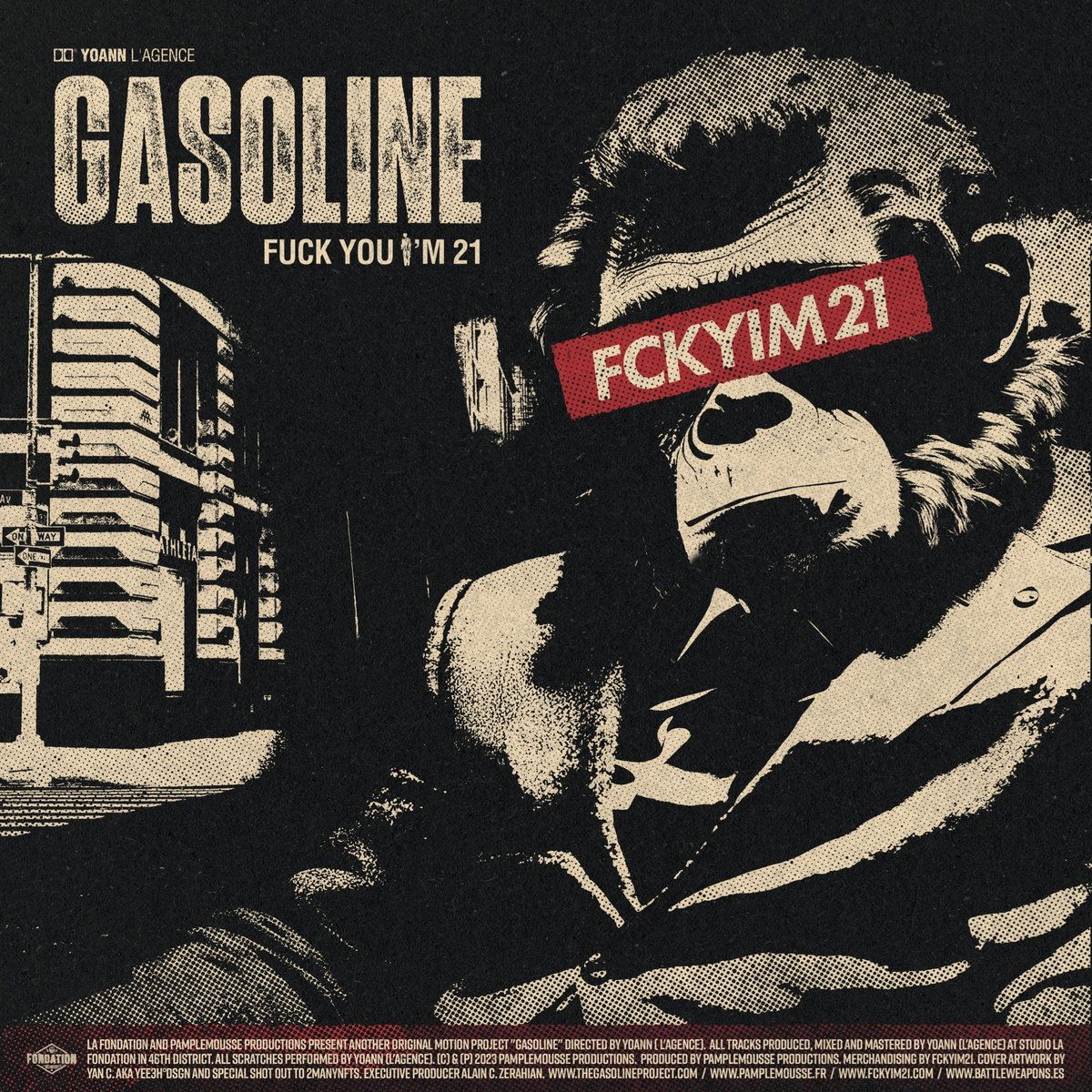 Gasoline – Fuck You I'm 21 7" EP Gold - Import