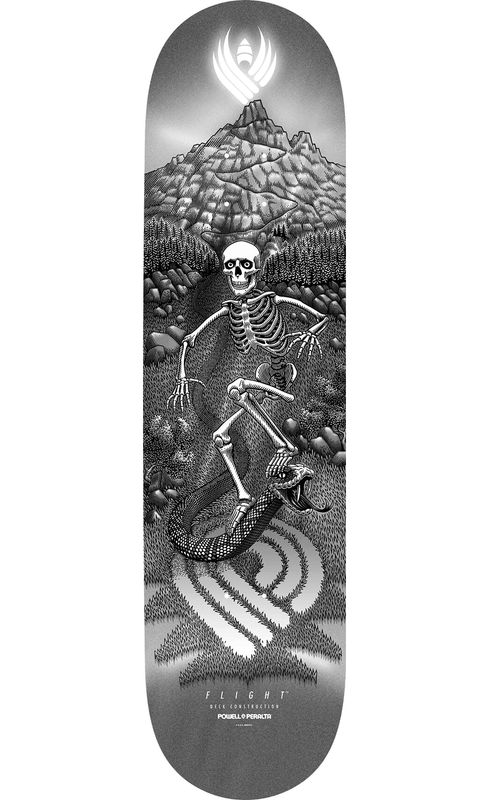 Powell Peralta Duran Slidewinder 5 FLIGHT® Skateboard Deck Silver Foil - 8.88"