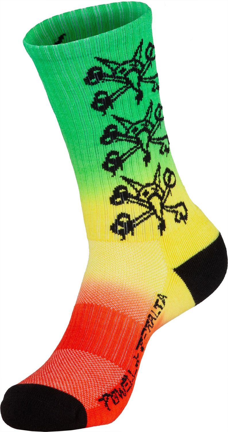Powell Peralta Vato Rat Socks Rasta Fade