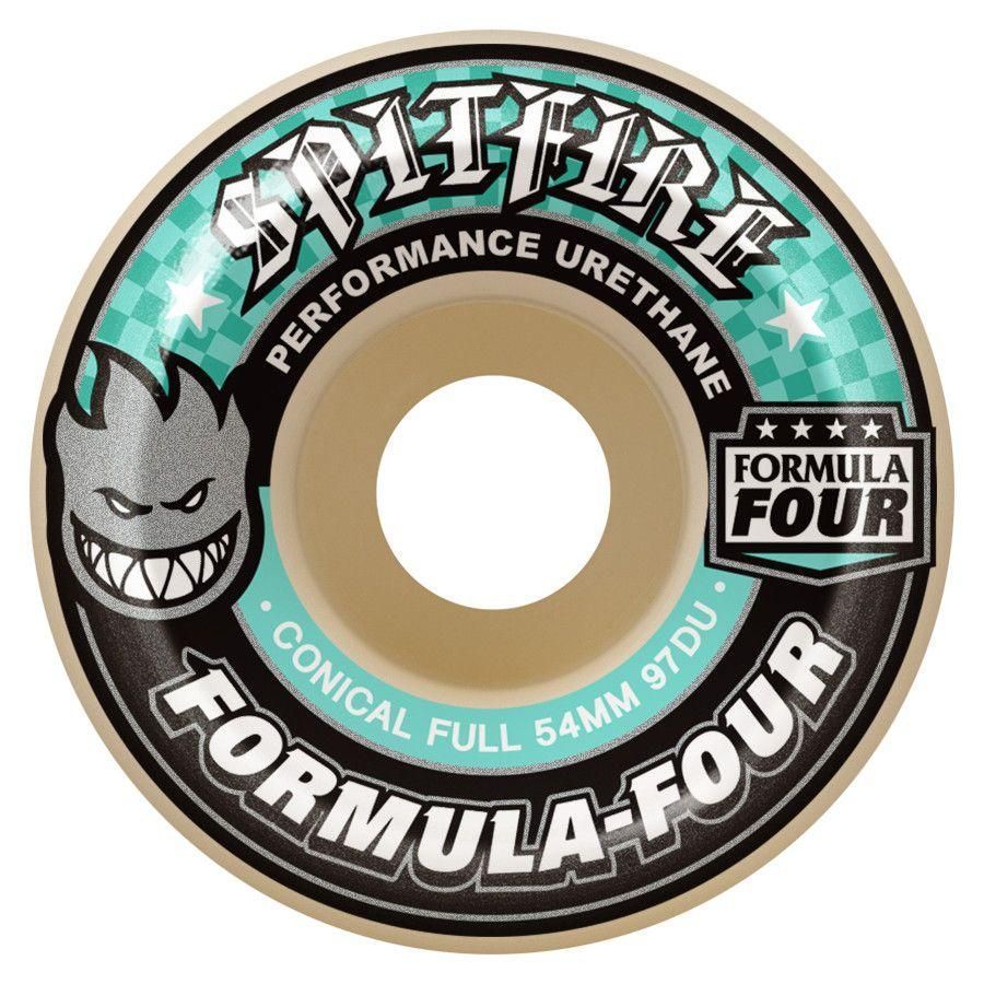 Spitfire Formula Four Conical Full 97a Wheels - Natural