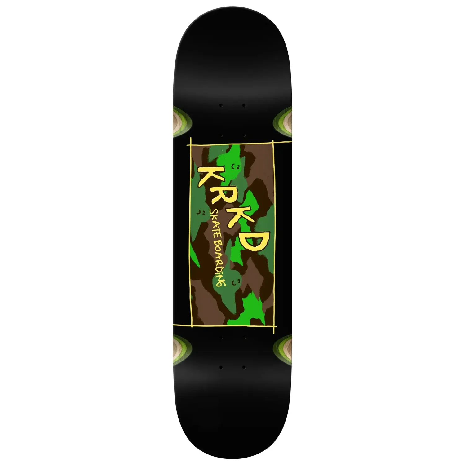 Krooked Team Kamo Deck Black 9"