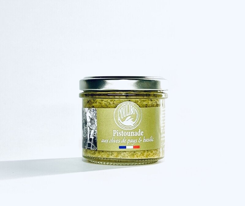 Pistounade aux olives de pays et basilic