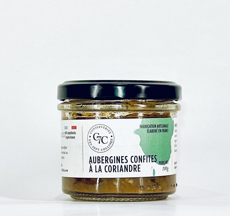 Aubergines confites à la Coriandre