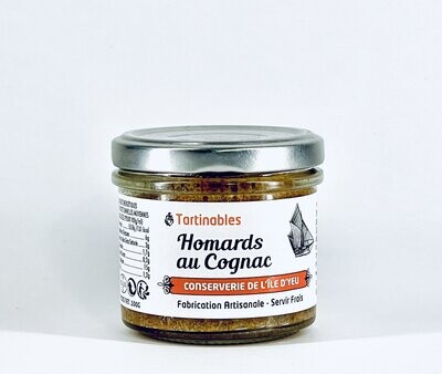 Tartinable Homards au Cognac