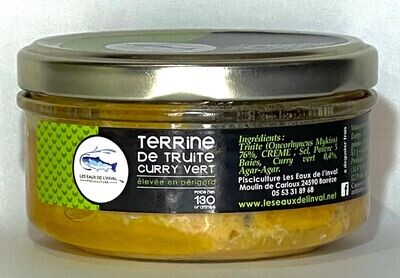 Terrine de truite Curry vert