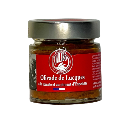 Olivade de Lucques à la tomate et au piment d'Espelette