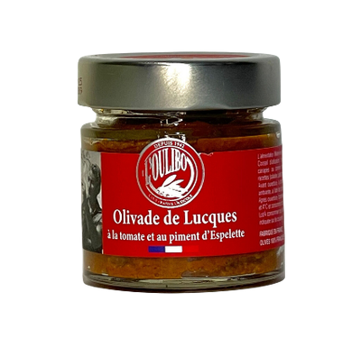 Olivade de Lucques à la tomate et au piment d'Espelette