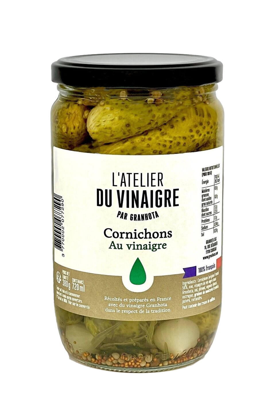 Cornichons au vinaigre