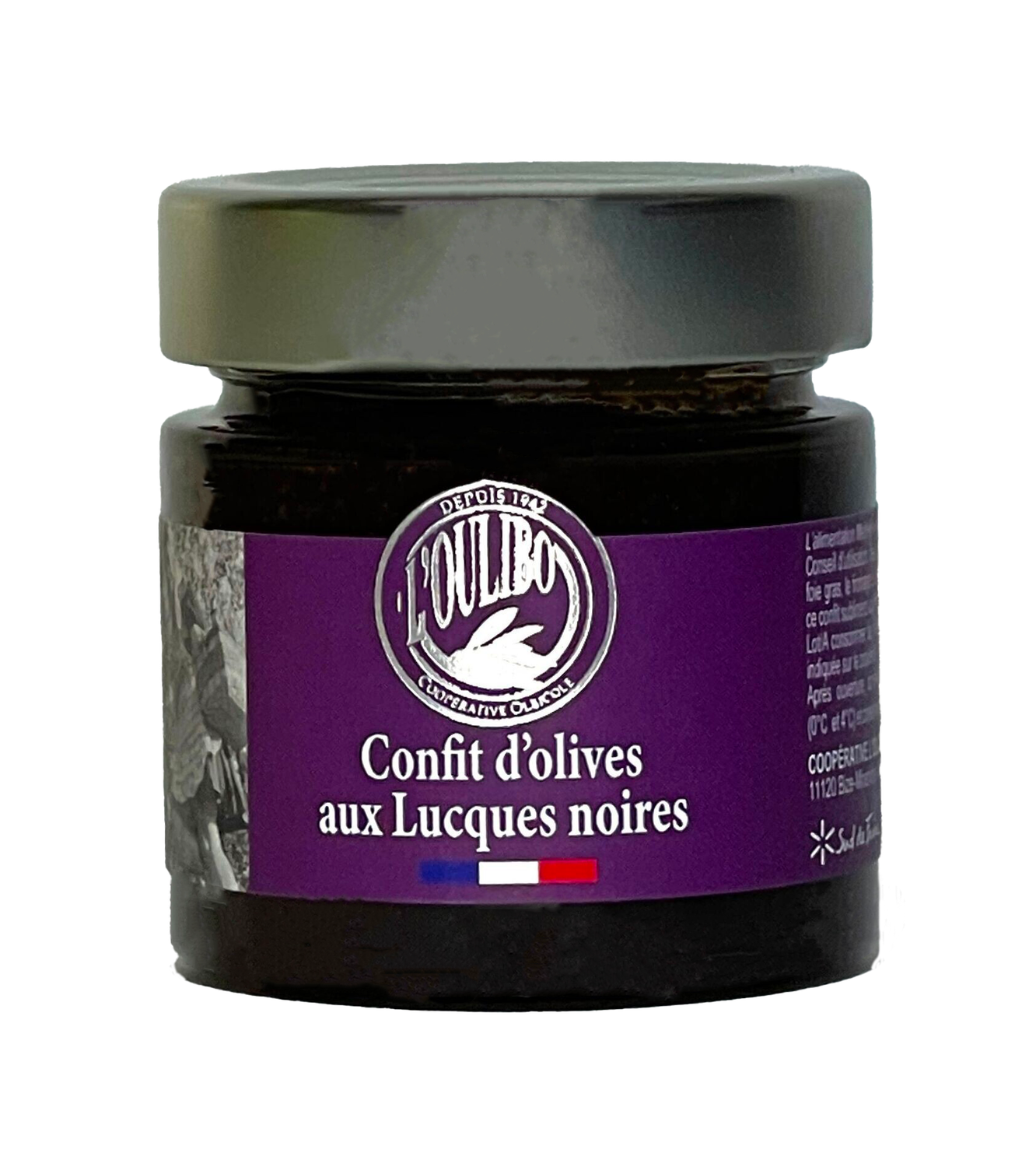 Confit d'olives aux Lucques noires